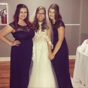 Navy blue bridesmaids dress PERFECT CONDITION